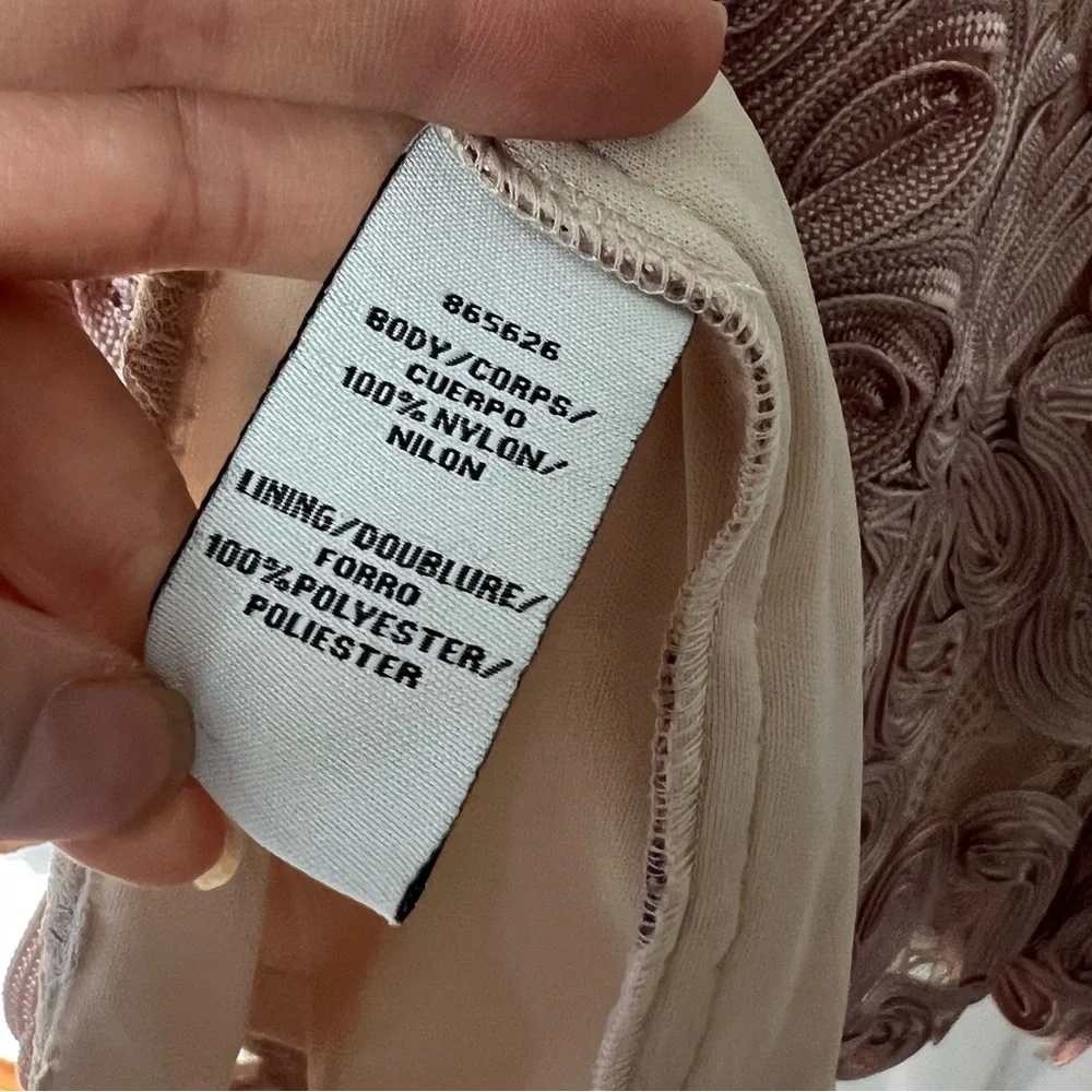 Anthropologie BHLDN JS Collection Soutache Santiago Dress Pink Mauve Sz 4 - Picture 7 of 11